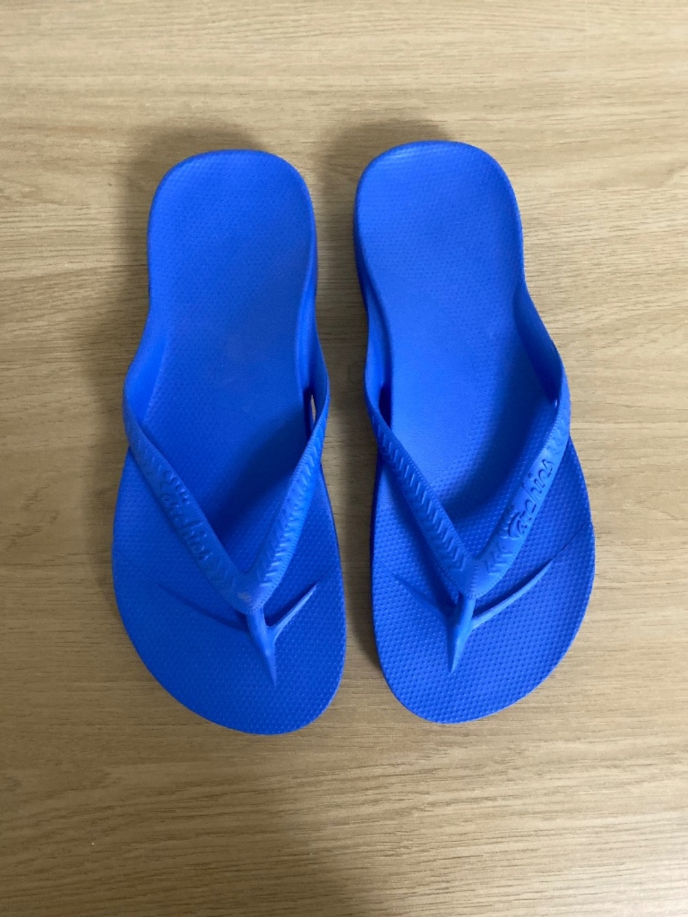 Archies Blue Flip Flops, size 7